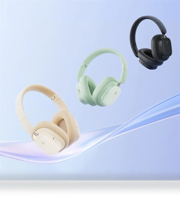 Bluetooth Headphone — Over-Ear Headphones, Baseus