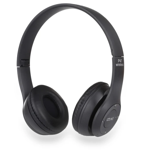 Foldable Wireless Bluetooth Headphone with 3.5mm Audio Jack — In-Ear Headphones