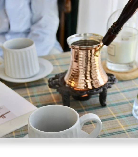 Handmade Thickened Copper Coffee Pot — Cooking Pots & Pans