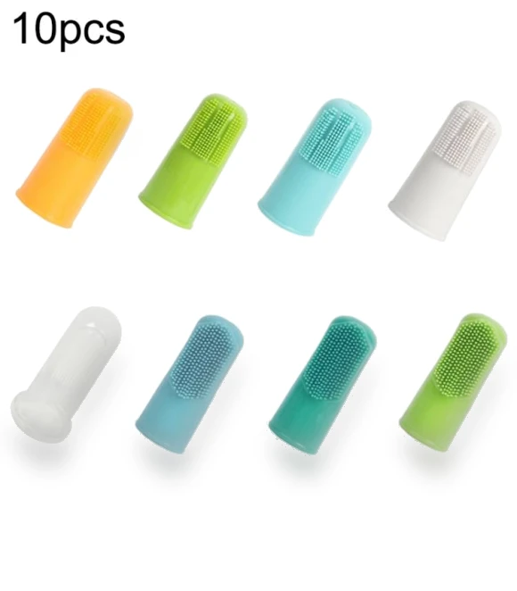 Pet Fingertip Toothbrushes — Brushes