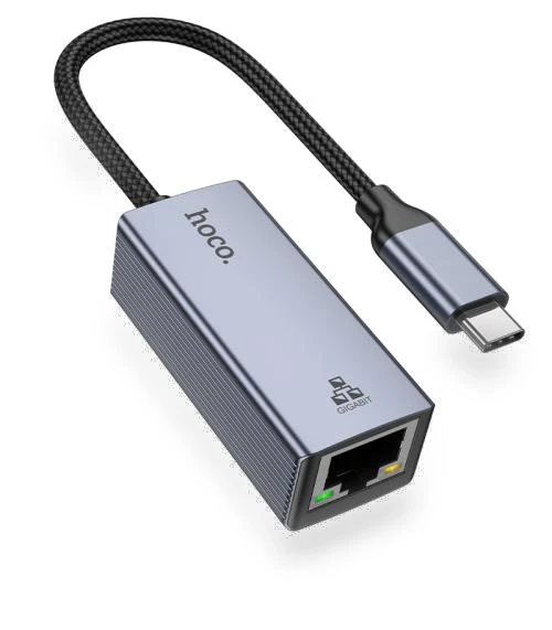 USB-C to RJ45 Ethernet Adapter — USB, hoco