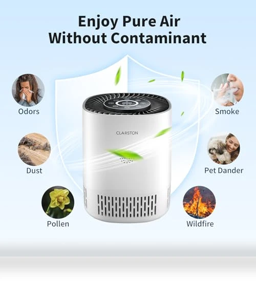 H13 True HEPA Air Purifier — Activated Carbon Air Purifiers, CLARSTON