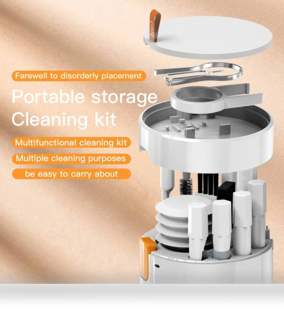 Multifunctional Computer Keyboard Bluetooth Headset Cell Phone Screen Cleaning Sterilization Cleaning Kit — Repair Kits