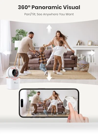 360° WiFi Security Camera — Baby Monitors, CAMSTRO