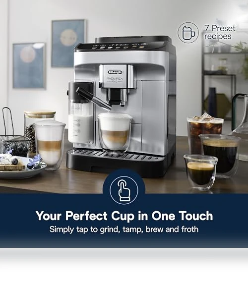Automatic Espresso & Coffee Machine with Automatic Milk Frother — Coffee & Espresso Combos, De'Longhi