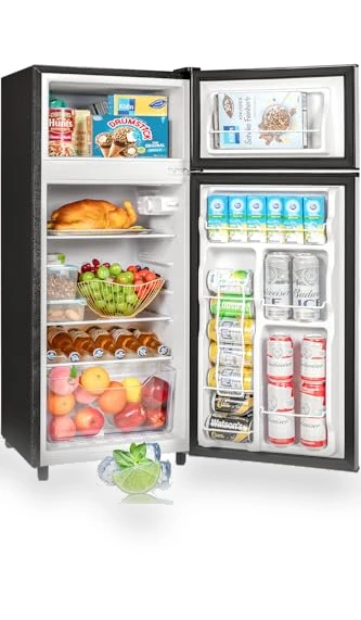 Double Door Refrigerator with Freezer — Mini Fridges, Tehanld