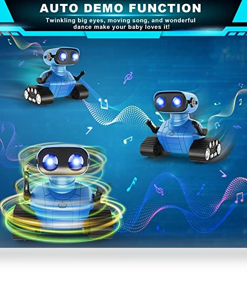 Rechargeable Remote Control Emo Robot — Interactive Figures & Robots, Hamourd