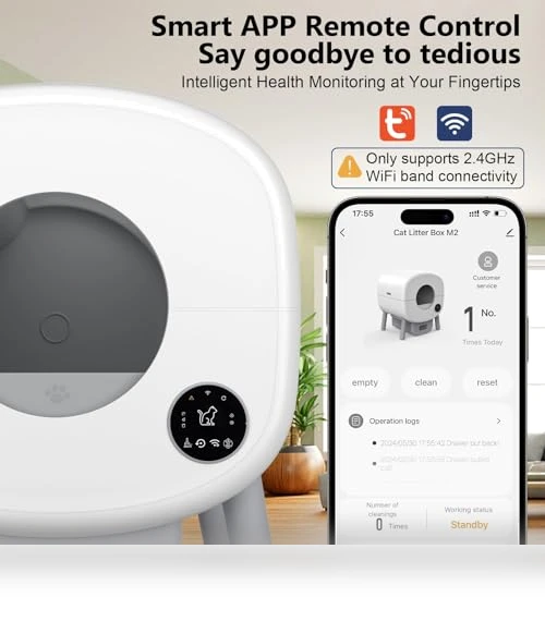 Self Cleaning Litter Box — Smart Pet Feeders, Cumrige