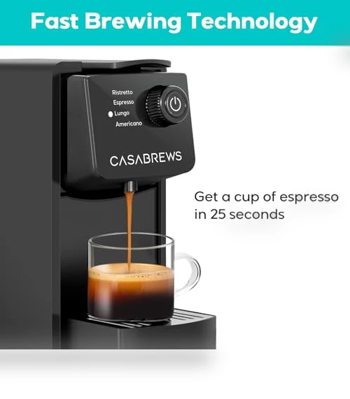 Single Serve Espresso Machine for Nespresso Original Pods — Coffee & Espresso Combos, CASABREWS