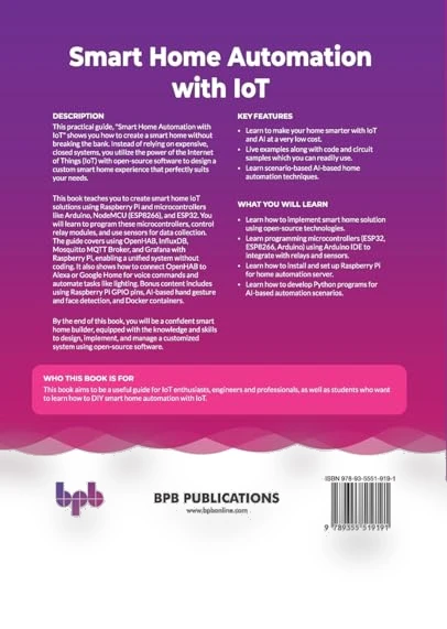 Smart Home Automation with IoT: The ultimate DIY guide — Smart Home Hubs & Controllers, BPB Publications