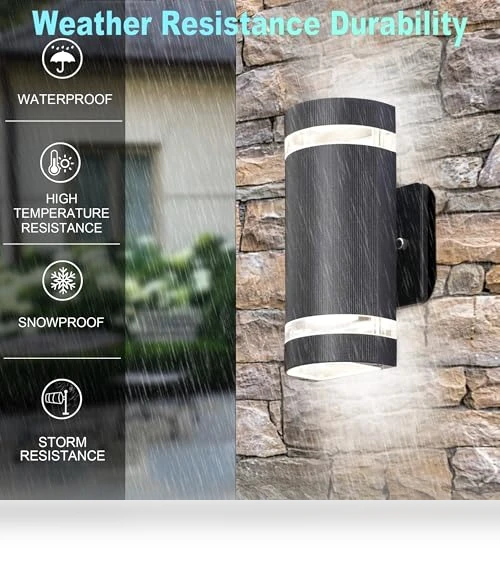 Smart LED Outdoor Wall Sconce — LED, WISELUME