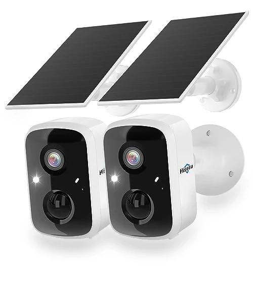 Solar Security Cameras Wireless Outdoor — Smart Home Security, Hiseeu
