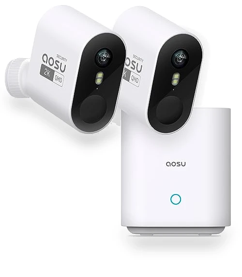 Wireless Outdoor Home Security Camera System — Smart Home Security, AOSU