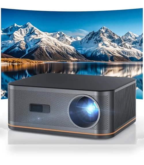 4K Home Theater Projector with WiFi 6 and Bluetooth 5.2 — Home Theater Projectors, HAPPRUN