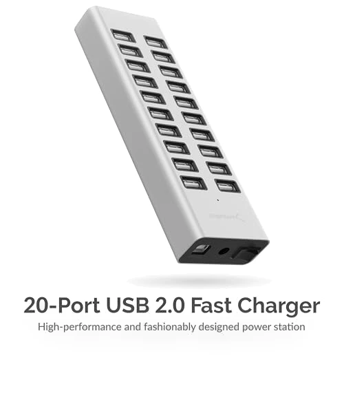 90W 20 Port USB 2.0 Fast Charger — Chargers, SABRENT