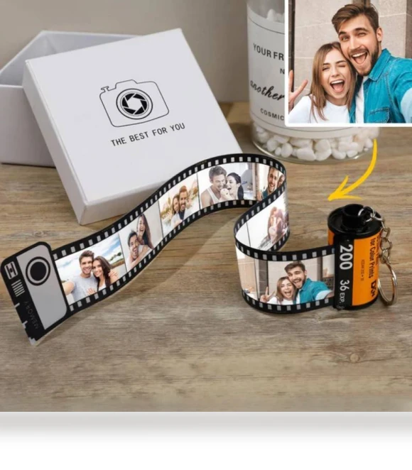 Colorful Camera Roll Keychain — Keyrings & Keychains