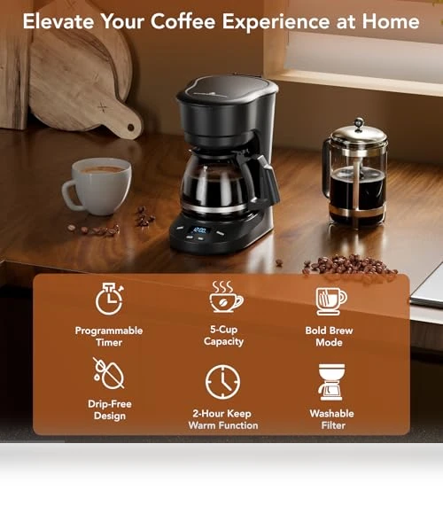 Compact Coffee Machine — Brewing Excellence, COWSAR