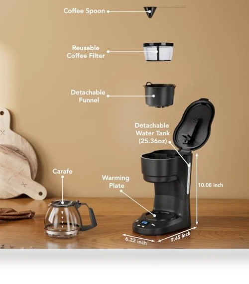 Compact Coffee Machine — Brewing Excellence, COWSAR