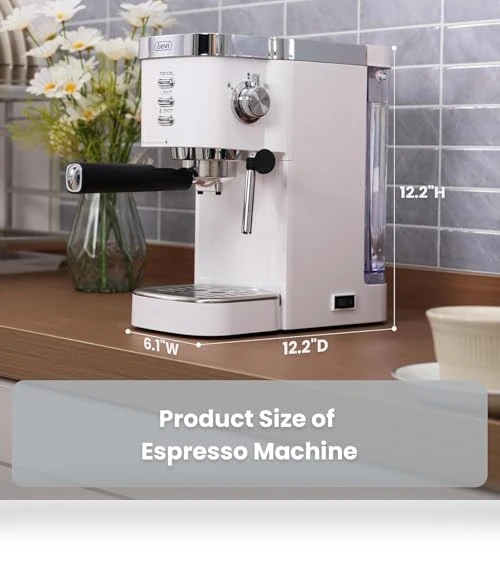 Espresso Machine with Milk Frother — Coffee & Espresso Combos, Gevi