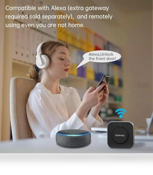 Keyless Entry Smart Lock with Handle — Smart Home Security, SMONET