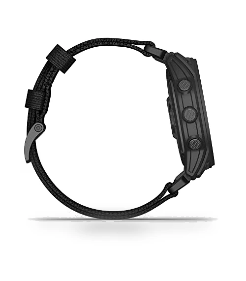 Rugged Tactical GPS Watch with Solar Charging — Smartwatches, Garmin