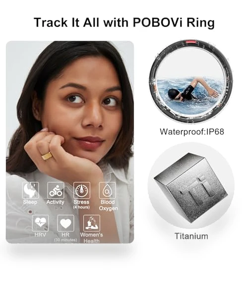 Smart Ring - Sleep/Stress/HR Tracker — Smart Rings, POBOVi