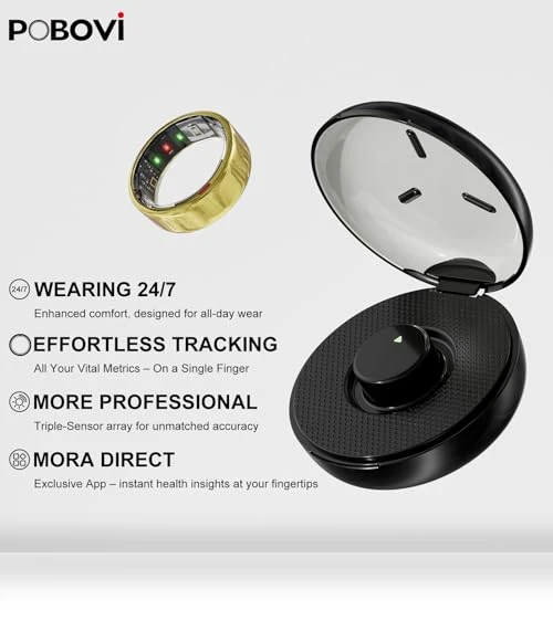 Smart Ring - Sleep/Stress/HR Tracker — Smart Rings, POBOVi