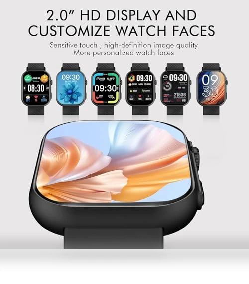 Smart Watch with Bluetooth Calling and Fitness Tracking — Smartwatches, BYBUKCKR