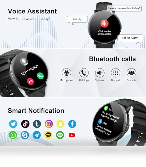 Smart Watch with Call Text Reminder — Smartwatches, OWMSIC