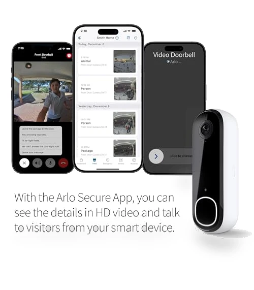 Video Doorbell HD — Smart Home Security, Arlo