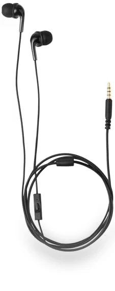 Wired Earbuds with Microphone — In-Ear Headphones, Amazon Basics