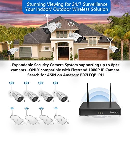 1080P 8CH Wireless Home Security System — Smart Home Security, Firstrend