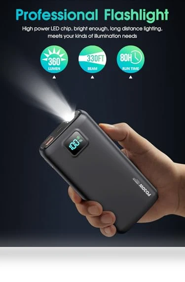 40000mAh Power Bank with PD 30W and QC 4.0 Quick Charging — Chargers, Jiangxi Xionel Electronic Technology Co., Ltd.