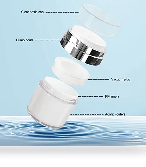Air Pump Container for Cream — Travel Bottles, Mluchee
