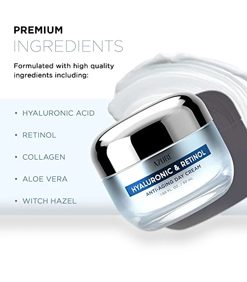 Hyaluronic & Retinol Face Moisturizer — Beauty & Personal Care, Azure