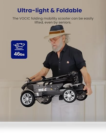 Lightweight Electric Scooter with Seat — Mobility Scooters, VOCIC