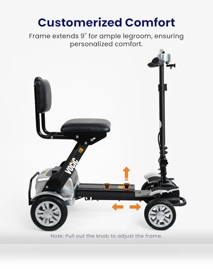 Lightweight Electric Scooter with Seat — Mobility Scooters, VOCIC