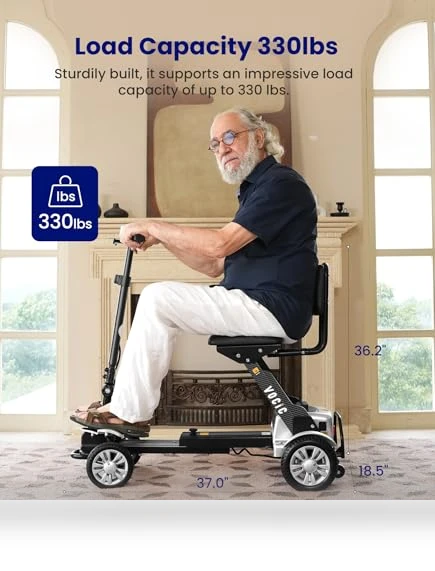 Lightweight Electric Scooter with Seat — Mobility Scooters, VOCIC