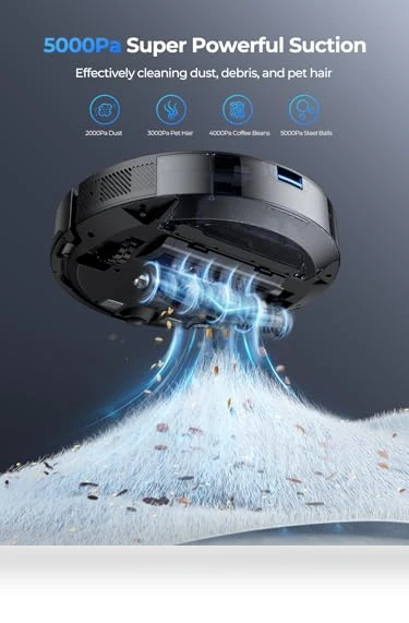 Robot Vacuum and Mop Combo — Smart Cleaning Robots, Laresar Clean