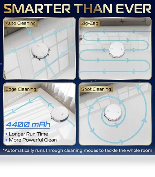 Robot Vacuum and Mop Combo — Smart Cleaning Robots, SereneLife