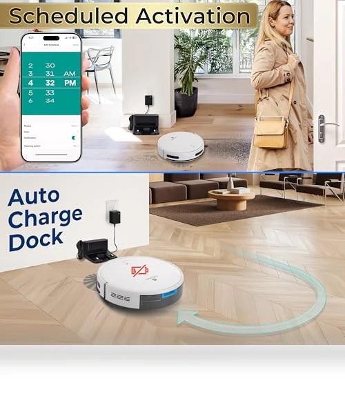 Robot Vacuum and Mop Combo — Smart Cleaning Robots, SereneLife