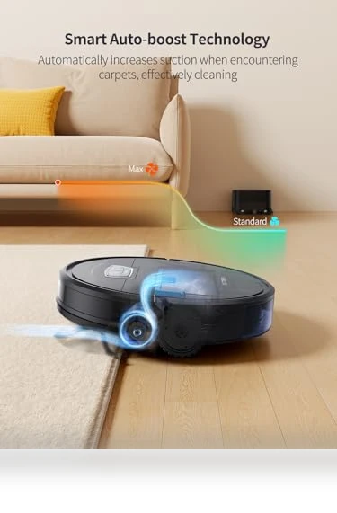 Robot Vacuum Cleaner with Strong Suction and Mop — Smart Cleaning Robots, Airzeen
