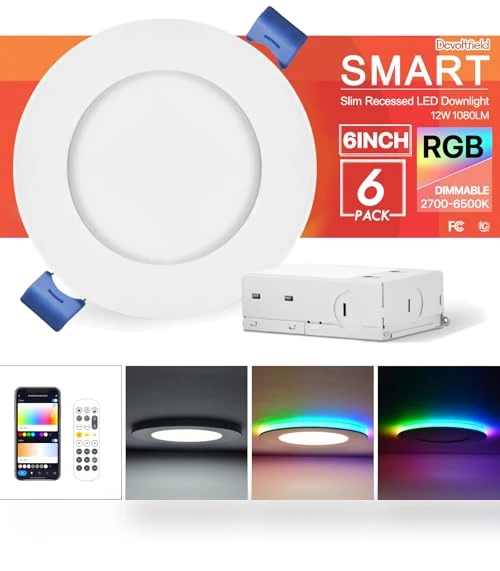 Smart RGB Recessed Light — Recessed Lighting, Dcvoltfield