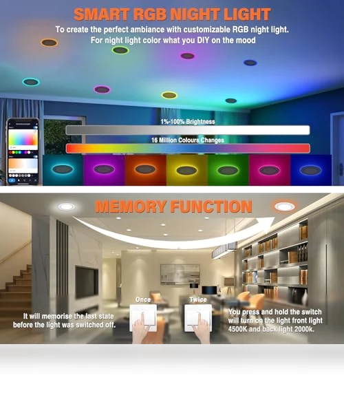 Smart RGB Recessed Light — Recessed Lighting, Dcvoltfield