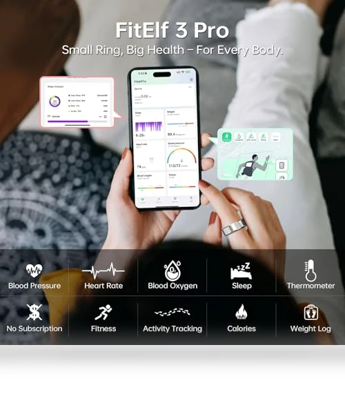 Smart Ring Fitness Tracker — Smartwatches, Naughtbaby