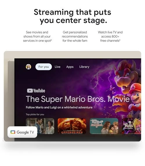 TV Streamer 4K — Home Theater Projectors, Google