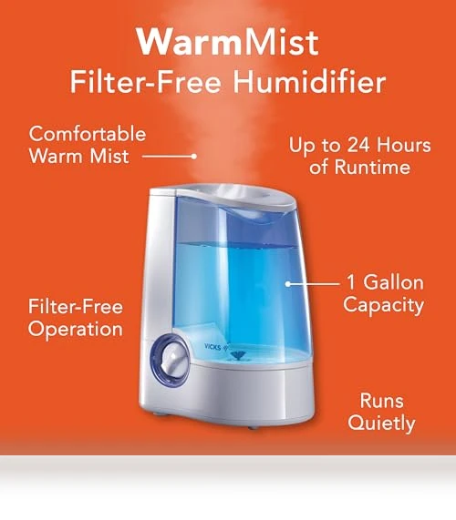 Warm Mist Humidifier — Air Moisturizers, Vicks