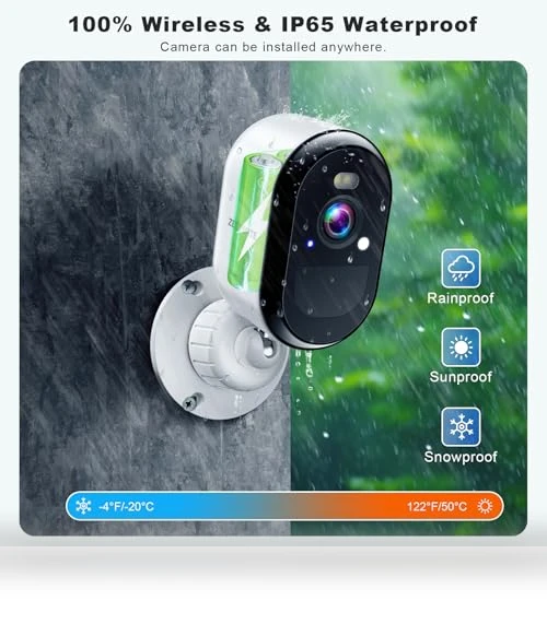Wireless Outdoor Security Camera — Smart Home Security, ZEEPORTE SECURITY