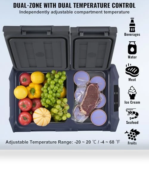 12 Volt Car Refrigerator Fridge — Mini Fridges, VEVOR