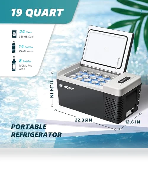 12 Volt Refrigerator — Mini Fridges, EUHOMY